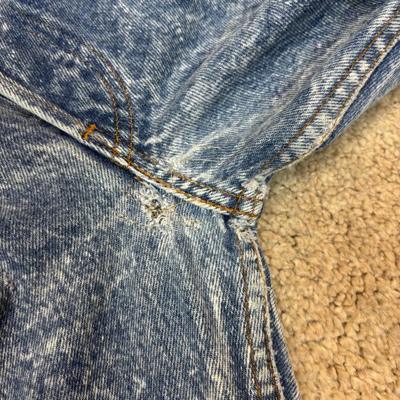 Vintage 80s Levi's 501 XX Straight Leg Jeans 31x32 (30x31) Made in USA Acid - Picture 12 of 14